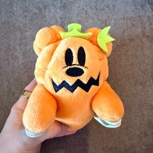 Tokyo Disney Mickey Pumpkin Plush shoulder clip